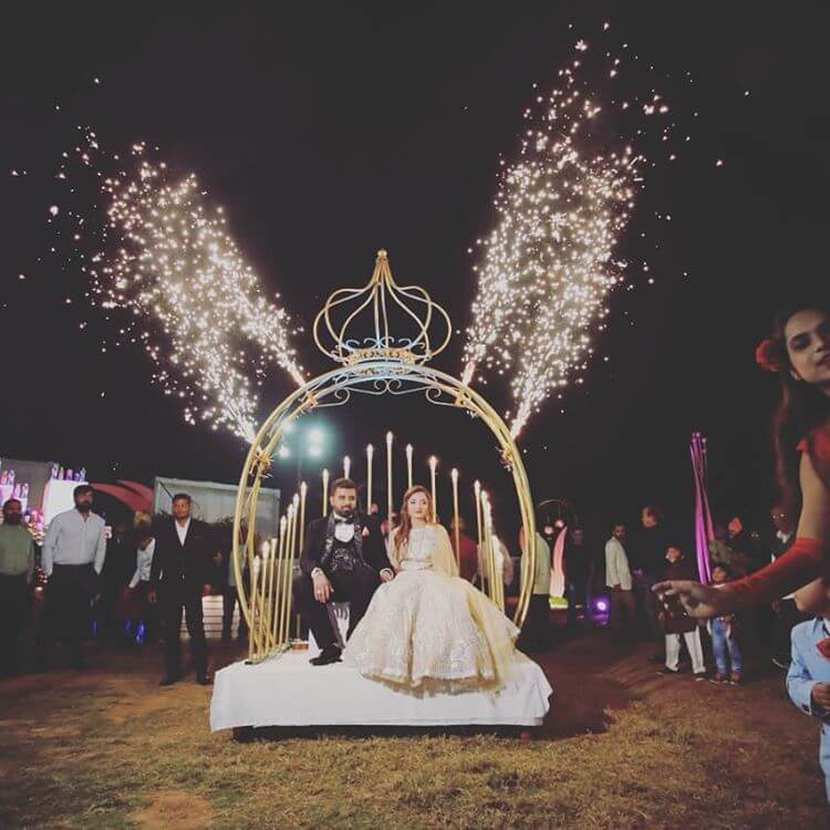 bride groom entry gurgaon