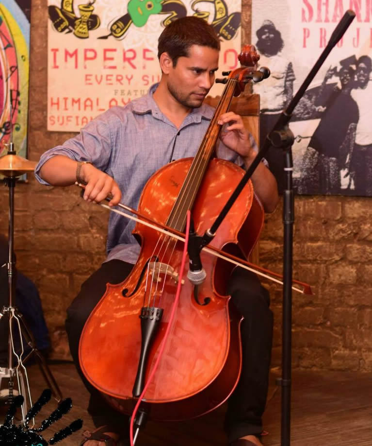 indian cello player gurgaon india